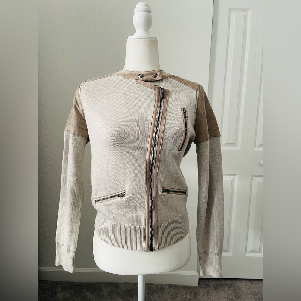 Banana Republic Beige and Tan Jacket